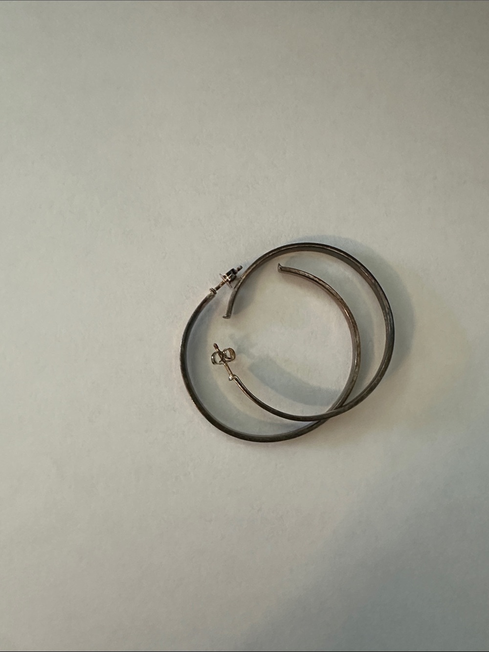 Anna Beck Gold-Accent Textured Hoop Earrings - Picture 2 of 4
